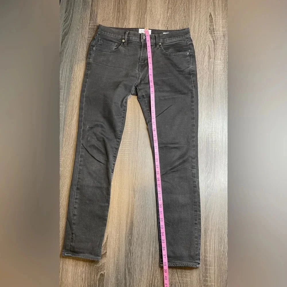 Frame Men's Black L'Homme Skinny Mid Rise Skinny Fit Jeans Size 29